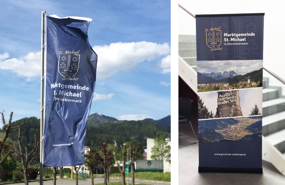 corporate identity Graz Greta Grabner Marktgemeinde St. Michael i.O. corporate identity Graz Greta Grabner Marktgemeinde St. Michael i.O.