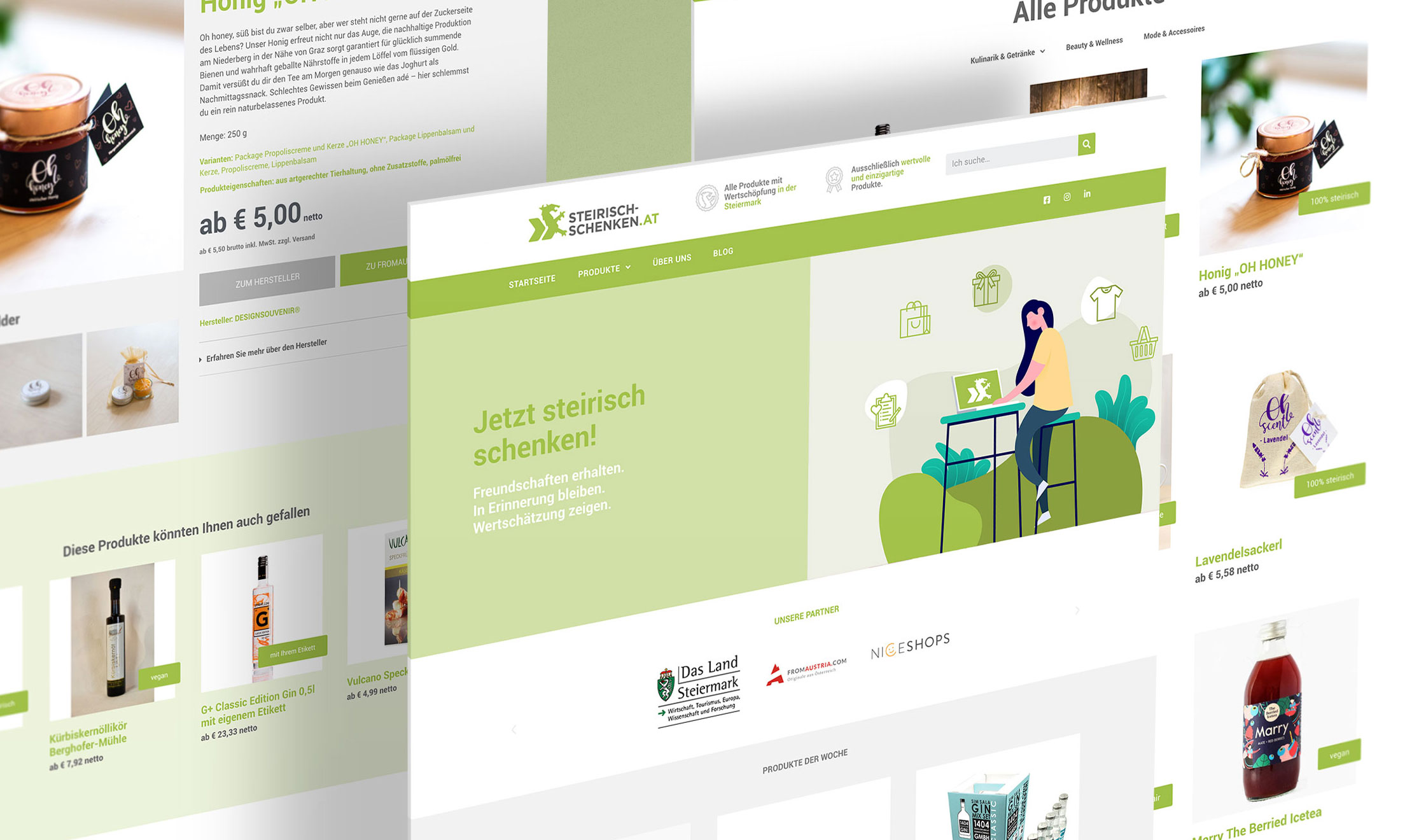 Grafikdesign Graz Greta Grabner Webdesign steirisch-schenken.at Grafikdesign Graz Greta Grabner Webdesign steirisch-schenken.at