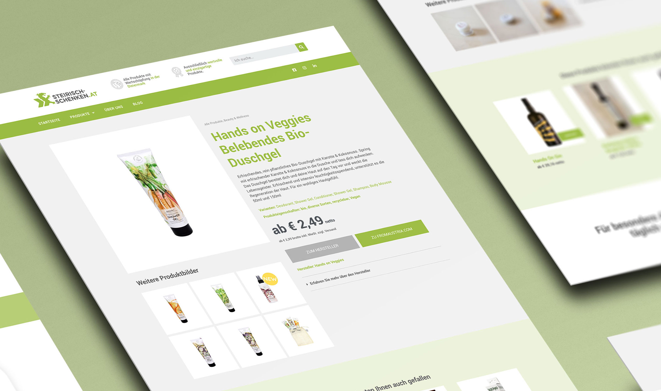 Grafikdesign Graz Greta Grabner Webdesign steirisch-schenken.at Grafikdesign Graz Greta Grabner Webdesign steirisch-schenken.at